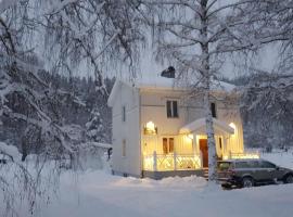 Villa The White Moose, 6 rooms, 3 bedrooms, 2,5 baths, sauna, near Branäs，位于Likenäs的酒店