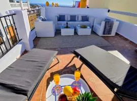 Casa Luna-rooftop terrace-Torrox Pueblo