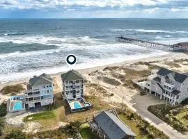 Oceanfront home with private hot tub & pool, ocean view, central AC, & W/D