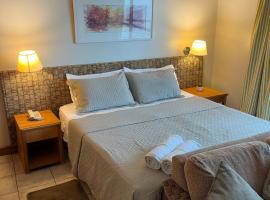 Flat Tropical Hotel Com Varanda Vista Espetacular，位于马瑙斯的海滩酒店