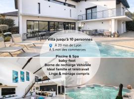 Villa Lumière - Confort, spa, piscine, recharge véhicule & babyfoot，位于贝诺斯特的酒店