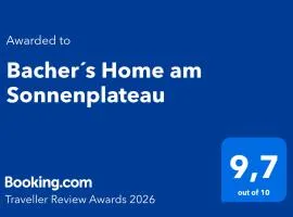 Bacher´s Home am Sonnenplateau