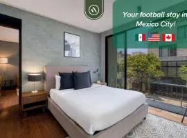 Brand New 2 BR Condo in Roma Norte - Rooftop