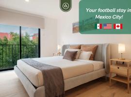 Luxury 2 BR Condo in Condesa，位于墨西哥城的酒店