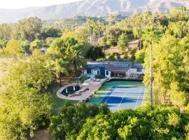 Luxury Ojai Escape Pool, Jacuzzi & Tennis Court