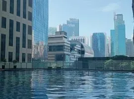 Knightsbridge Residences in Makati City with Free Pool, Sauna, WiFi and Gym