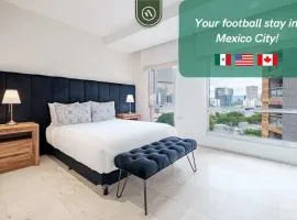 Redesigned 1BR Condo in Polanco - Pool Gym - Padel