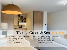 Appartement Green and Sea, à 10 minutes des plages en vélo