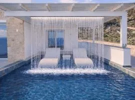 Aqua blue villa with private swimming pool
