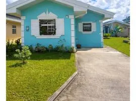 A cozy two-bedroom house in a gated community