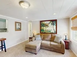 Dog-friendly coastal home with enclosed yard and boat parking available