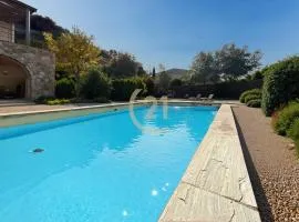 Villa T4 vue mer, piscine & jardin - Corbara