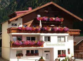 阳光家庭旅馆，位于索尔登的滑雪度假村