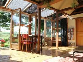 The charming, bright stable