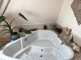 Modern Cozy Asian Style bedroom with Kingsize Spa bath