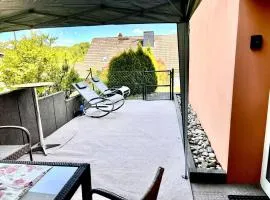 Ruhige Ferienwohnung Terrasse Taunusblick Aarbergen