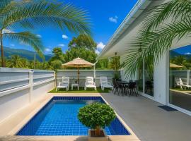 V295 Private Pool Villa 2BR Near Lamai Beach，位于Ban Thung的酒店