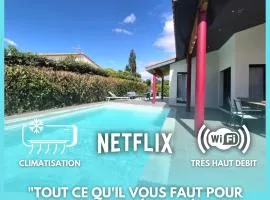 Villa Soléa Piscine Privée Clim 8 pers Canohes