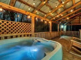 Smokies Log Cabin Hot Tub, Fire Pit & Arcade