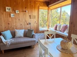 Cozy Cabin in Chiloé Wifi in Native Forest and Ocean View Retreat，位于Queilén的酒店