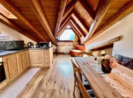 Mansarda panoramica a Temù- comprensorio ponte di legno-tonale，位于泰穆的酒店