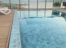 Exclusiva Vista Directa a la Playa San José Depto de 2 Habitaciones en Vivo Costanera en el último piso con parking!