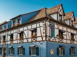 Hôtel Restaurant Aux Deux Roses，位于新布里萨克的酒店