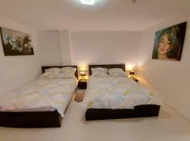 2 bedrooms with private balcony