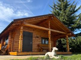 Log Cabin with Private Sauna and BBQ area in Canterbury，位于坎特伯雷的酒店