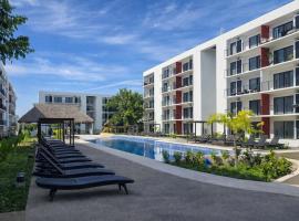 Modern apartment with pool , Riviera Nayarit，位于Naranjo的酒店