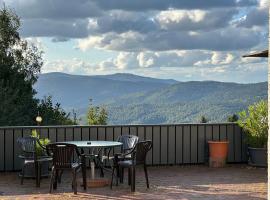 Moderne Apartments im Bayerischen Wald mit Bergblick, Balkon & großer Terrasse，位于Schöfweg的酒店
