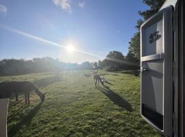 Sleep with Alpacas I Glamping Retreat in National Park Thy，位于Snedsted的酒店