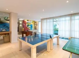 Aptos em condomínio c/ piscina a 240 m da Praia Brava - AHRs