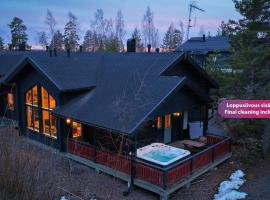 Villa Kotkanpesä 1 - 12hlö, Himos Länsihuippu Ski-inout，位于耶姆赛的酒店