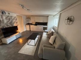 Cosy Family Basement Apartment in Copenhagen Søborg with Jacuzzi，位于Søborg的酒店
