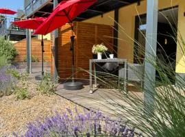 Ferienwohnung im Chaletstil Kornspeicher 70 qm Wellness Fitness Sauna Bergrödelhof