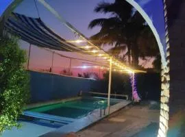 Bungalow privado con alberca Oaxtepec 14 personas