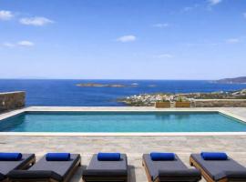 Aloe On the Rock Villa with Private Pool & Sea View by Explore Andros，位于巴特斯欧的酒店