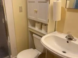 Bedroom & Shower - Two Double Beds on Ground Floor