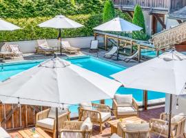 Les Loges Blanches Megève，位于梅杰夫的酒店