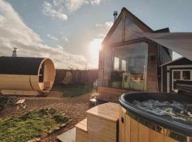 Tiny house avec spa privé et vue panoramique，位于普罗丰德维耶的酒店