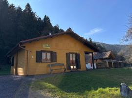 Chalet Le Jauniré à Plainfaing Location pour 6 pe，位于普兰凡的酒店