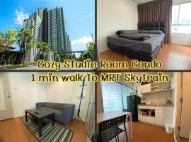 Condo in front MRT Bang Krasor, Nonthaburi, Free Wi-Fi