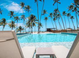 Apto Pé na Areia em Resort com Piscina Privativa，位于Ipioca的酒店