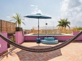 Bungalow ideal para parejas con alberca privada y jardín pet friendly