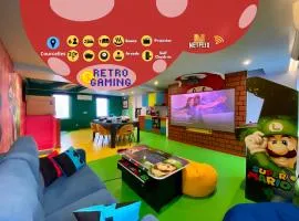 Retro Gaming Corner - Arcade Games - Jacuzzi - Sauna - Switch 2