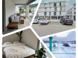 The R Apartment Engelberg, KLIMA, NEU, Balkon, Parking