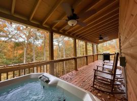 Hikers Hideaway Cabin, Hot Tub, Fireplace, Nature, Pets，位于墨菲的酒店