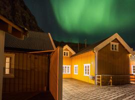 Tind seaside cabins，位于Tind的别墅