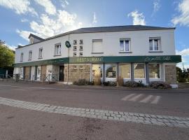 Logis Hôtel Au Moyne de Saire，位于Réville的酒店